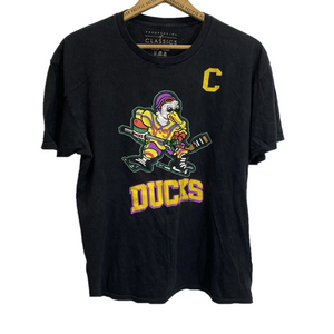 Mighty Ducks T-Shirt Conway #96 Hockey Size Extra Large Green Movie Vintage